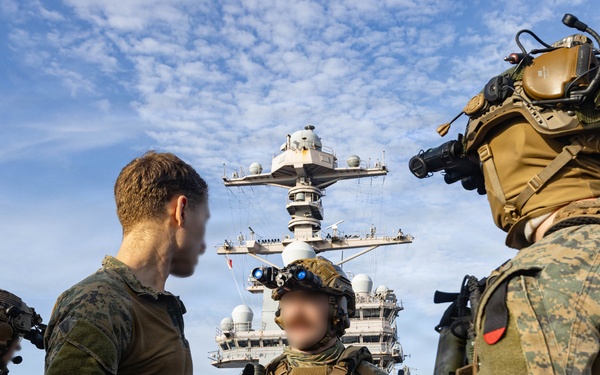 USS Gerald R. Ford (CVN 78) Right of Visit Boarding Operation