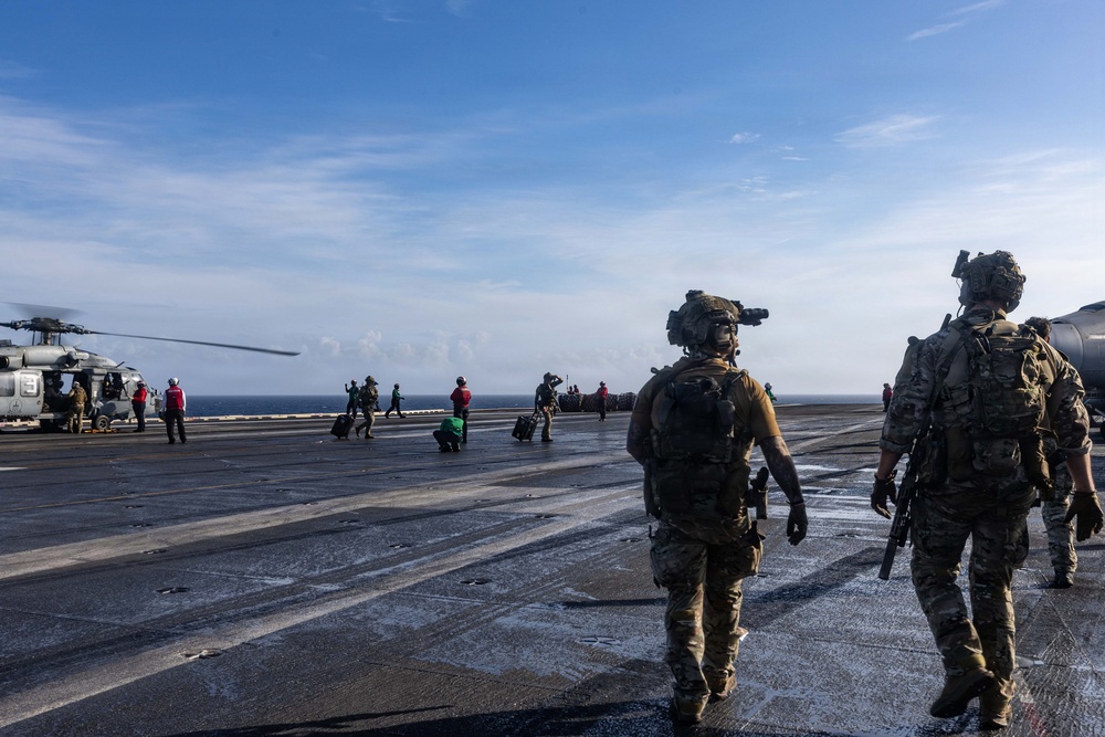 USS Gerald R. Ford (CVN 78) Right of Visit Boarding Operation