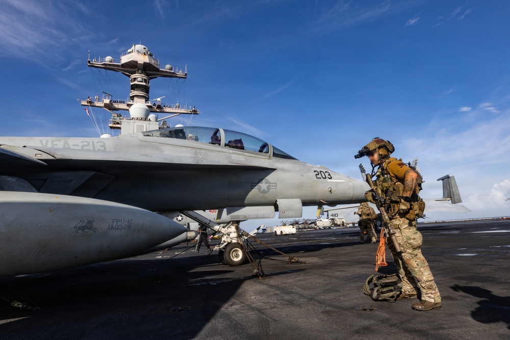 USS Gerald R. Ford (CVN 78) Right of Visit Boarding Operation