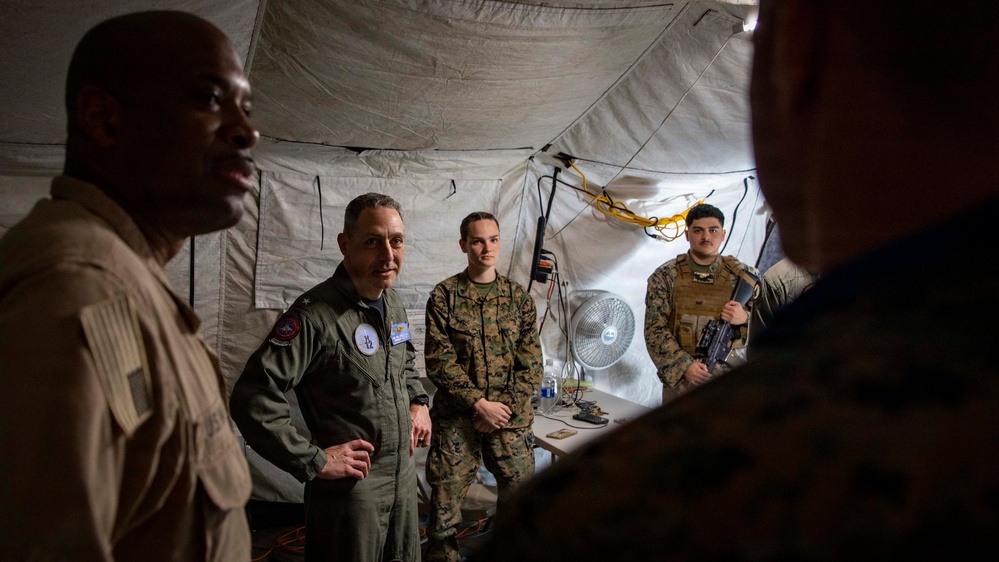 Commander, CSG-12, Visits Forward Operating Base Vaughn, Puerto Rico