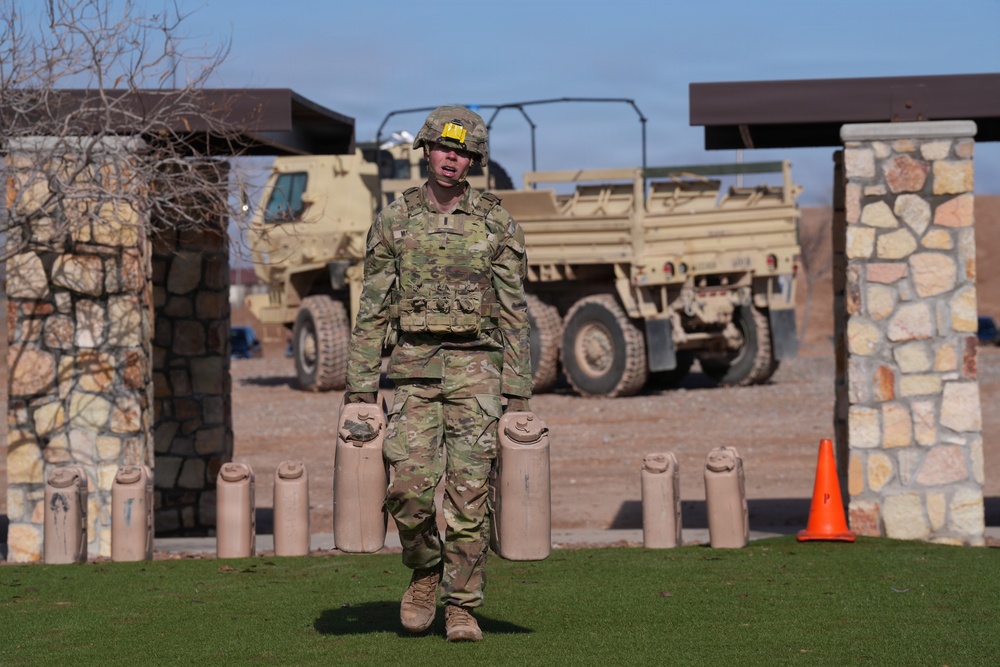 Testing the Grip: E3B Candidates Tackle 50-Meter Water Can Carry