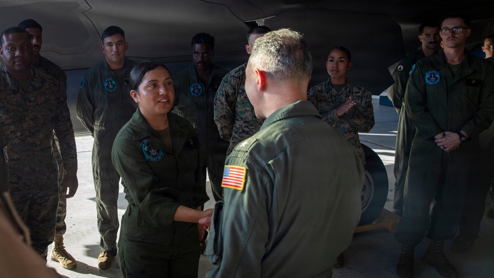 Commander, CSG-12, Visits Forward Operating Base Vaughn, Puerto Rico