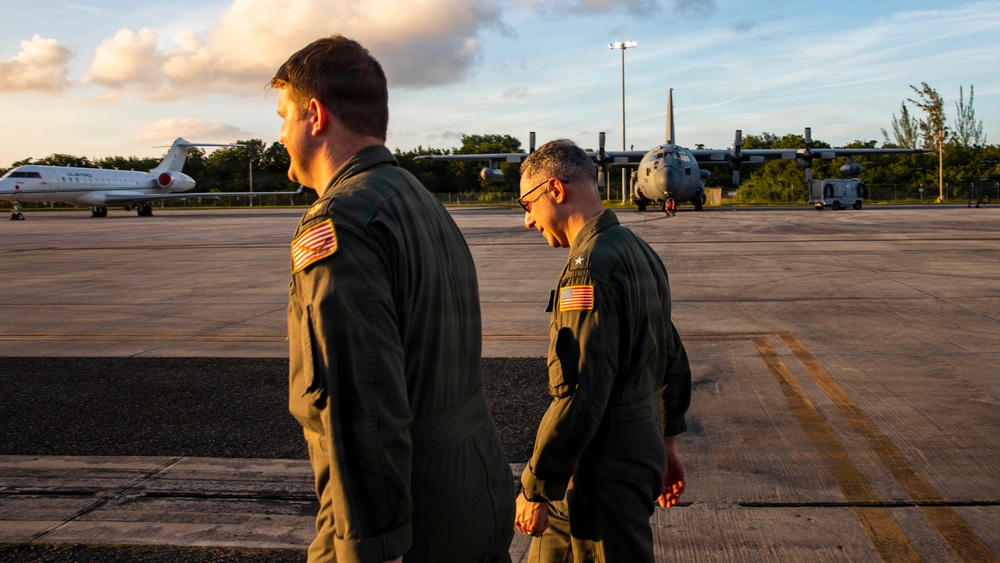 Commander, CSG-12, Visits Forward Operating Base Vaughn, Puerto Rico