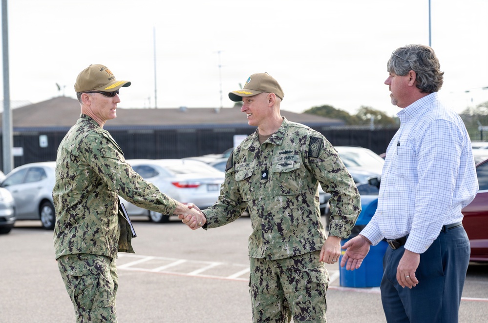 Commander, Navy Region Southwest Rear Adm. Rich Jarrett Visits Naval Base San Diego
