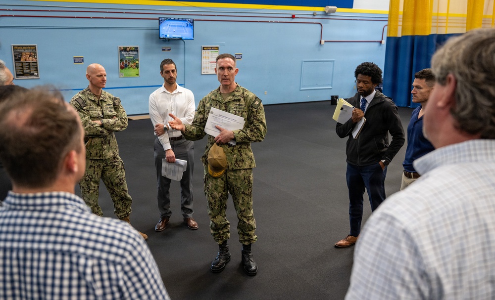 Commander, Navy Region Southwest Rear Adm. Rich Jarrett Visits Naval Base San Diego