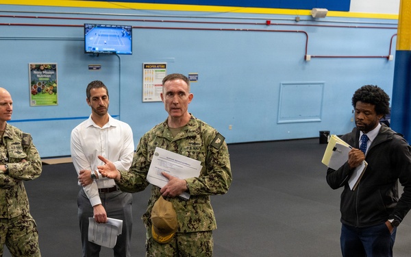 Commander, Navy Region Southwest Rear Adm. Rich Jarrett Visits Naval Base San Diego