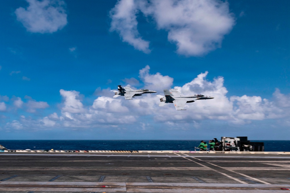 CVW-8 Aerial Change of Command Ceremony
