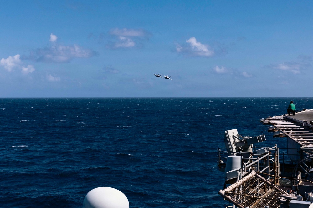 CVW-8 Aerial Change of Command Ceremony