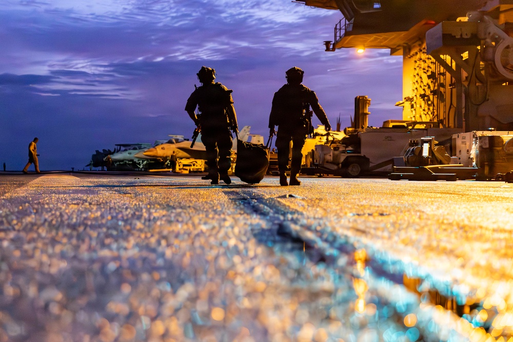 USS Gerald R. Ford (CVN 78) Right of Visit Boarding Operation