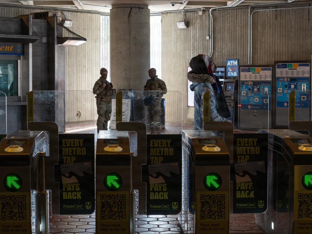 JTF - DC patrols Anacostia metro