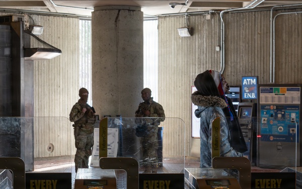 JTF - DC patrols Anacostia metro