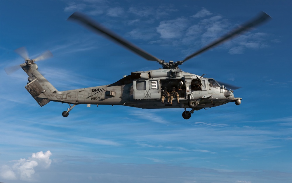 HSC-9 Right of Visit Boarding Operation