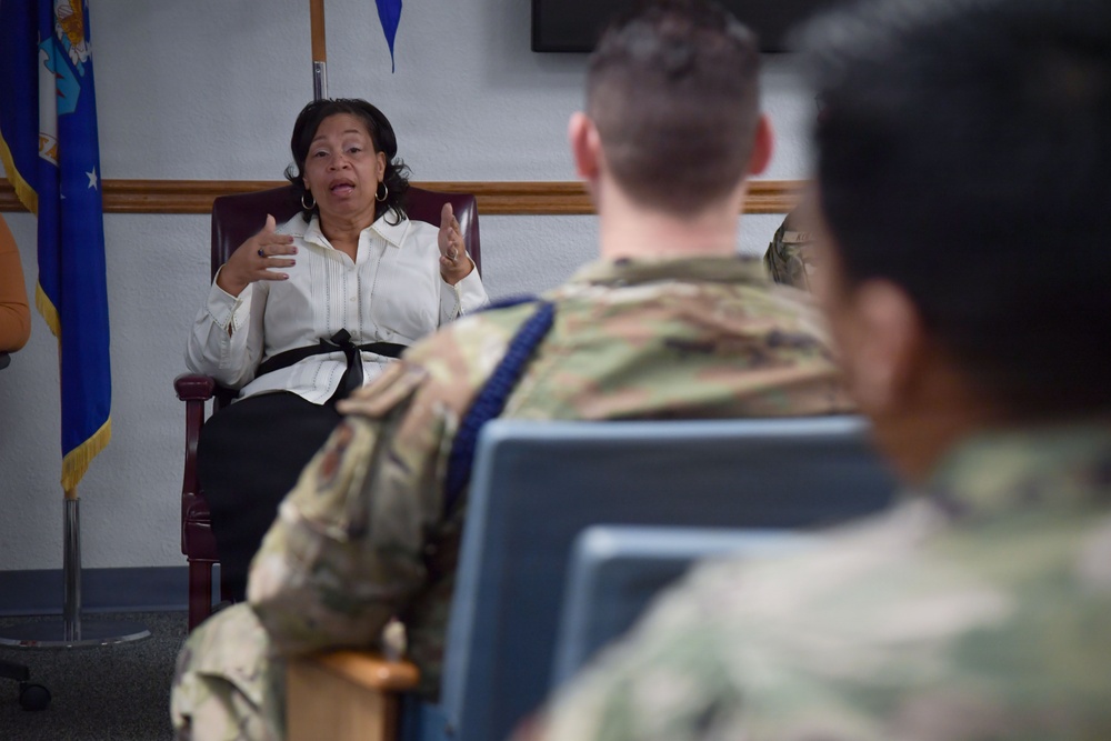 First Sergeants Symposium builds future shirts at Keesler