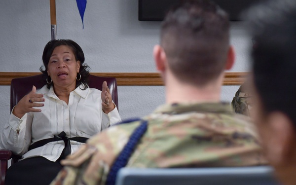 First Sergeants Symposium builds future shirts at Keesler