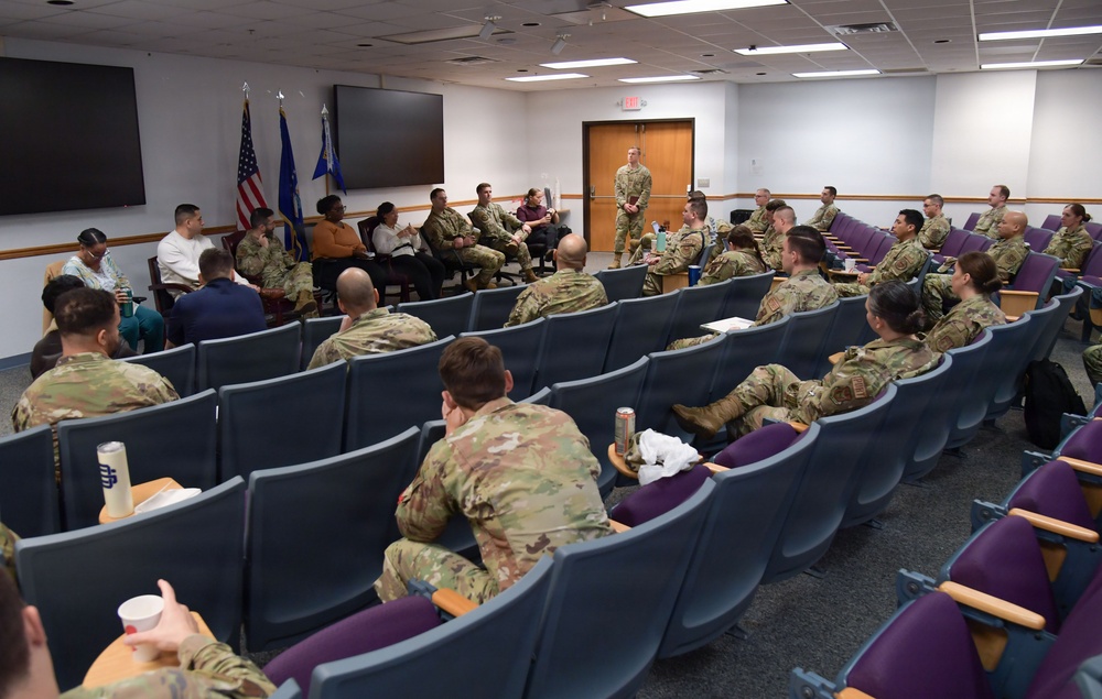 First Sergeants Symposium builds future shirts at Keesler