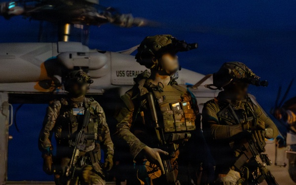 HSC-9 Right of Visit Boarding Operation