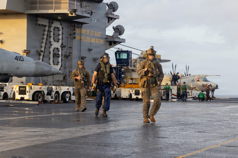 USS Gerald R. Ford (CVN 78) Right of Visit Boarding Operation