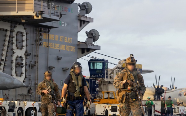 USS Gerald R. Ford (CVN 78) Right of Visit Boarding Operation