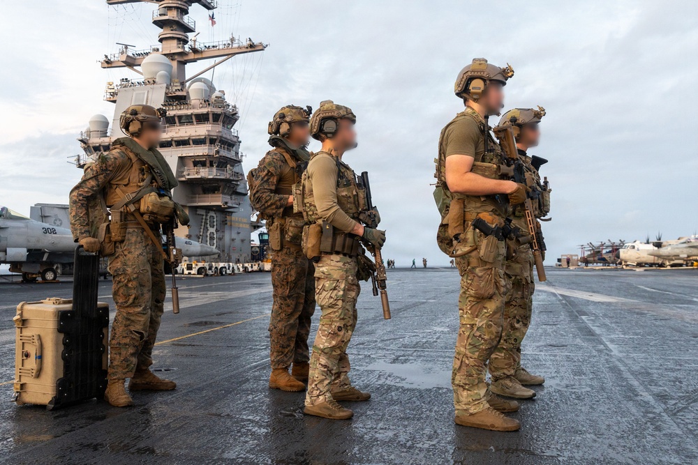 USS Gerald R. Ford (CVN 78) Right of Visit Boarding Operation