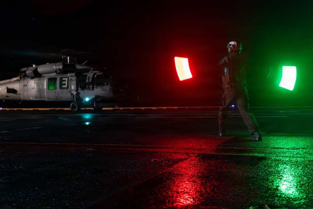 USS Gerald R. Ford (CVN 78) Right of Visit Boarding Operation