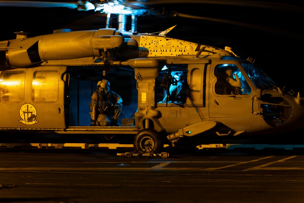 USS Gerald R. Ford (CVN 78) Right of Visit Boarding Operation