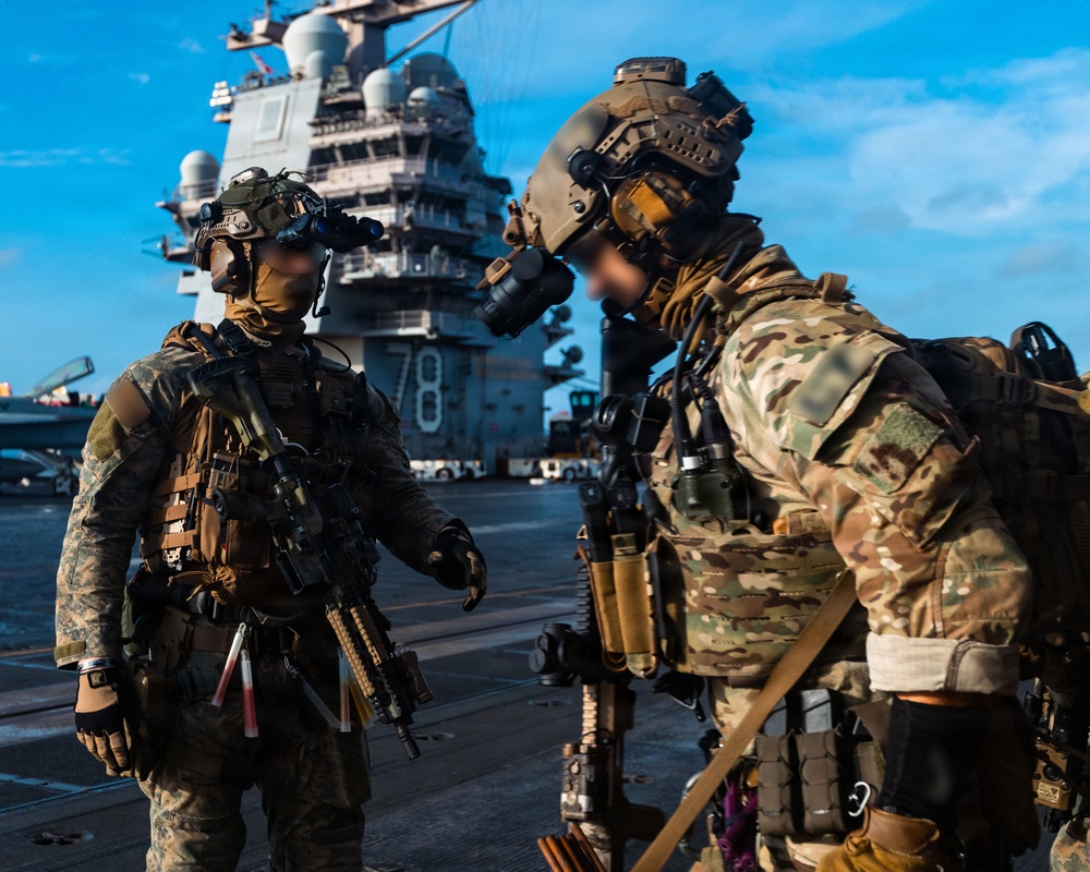 USS Gerald R. Ford (CVN 78) Right of Visit Boarding Operation