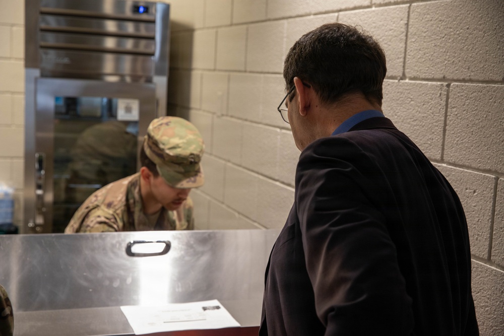 U.S. Representative Derrick Schmidt Fort Riley tour.