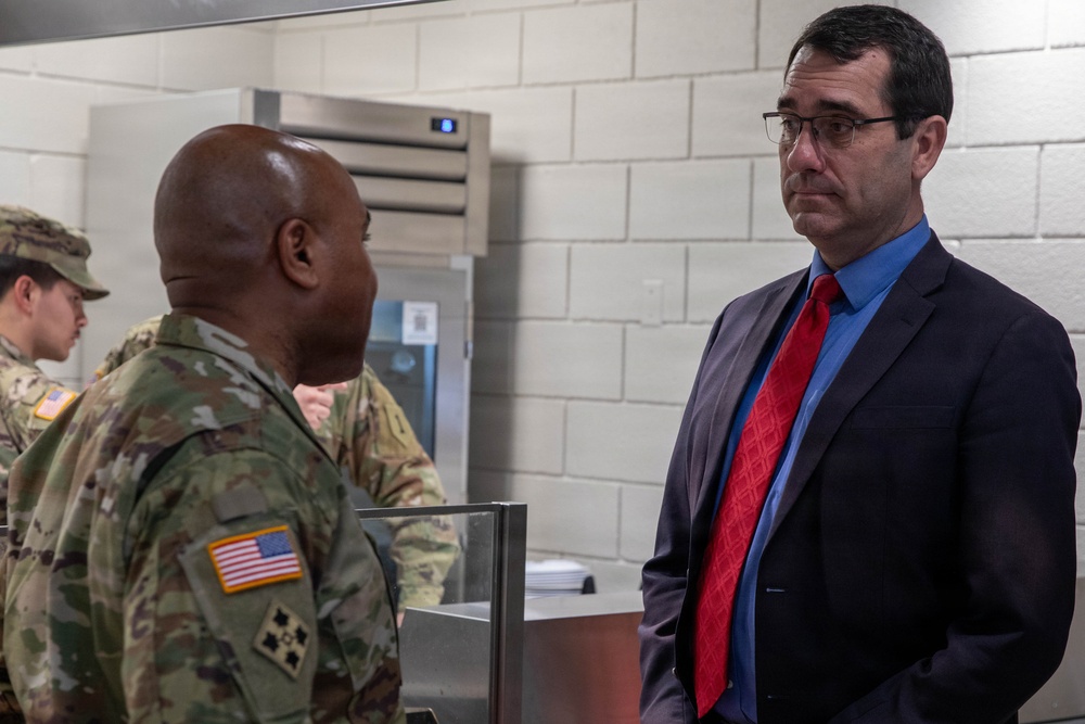 U.S. Representative Derrick Schmidt Fort Riley tour.