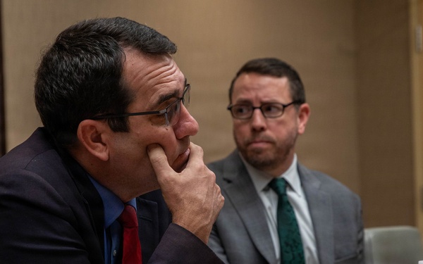 U.S. Representative Derrick Schmidt Fort Riley tour.