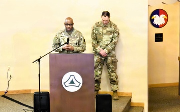 U.S. Army Garrison-Fort McCoy leaders hold first town hall for workforce of 2026