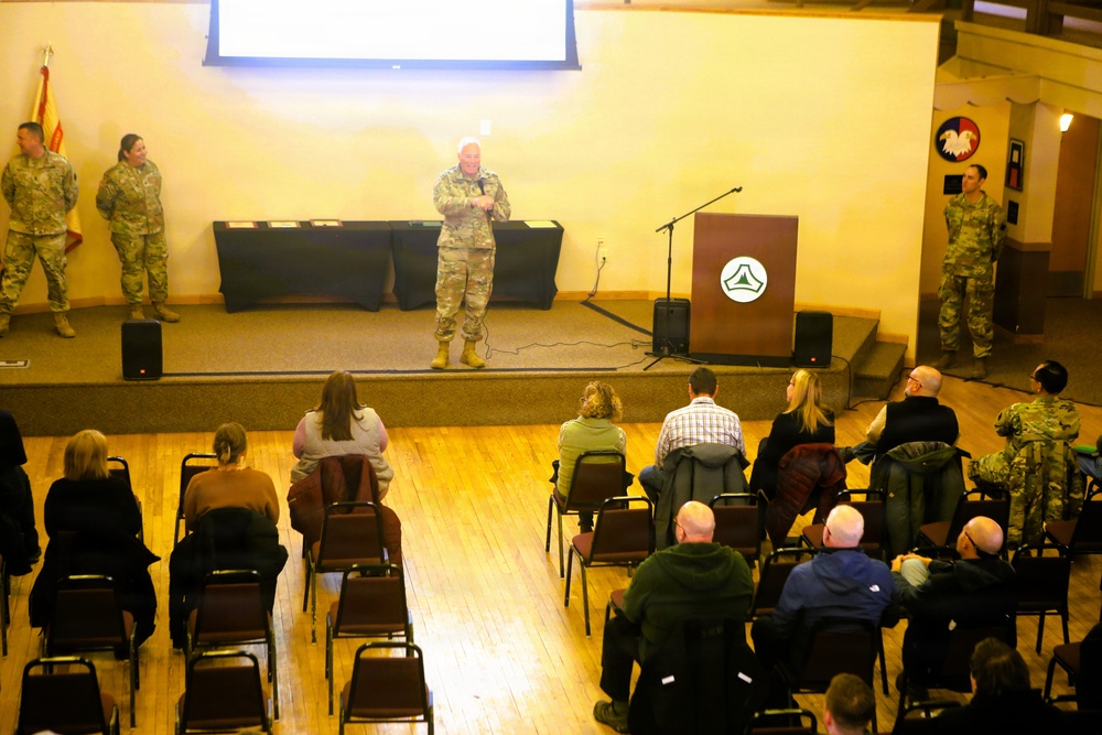 U.S. Army Garrison-Fort McCoy leaders hold first town hall for workforce of 2026