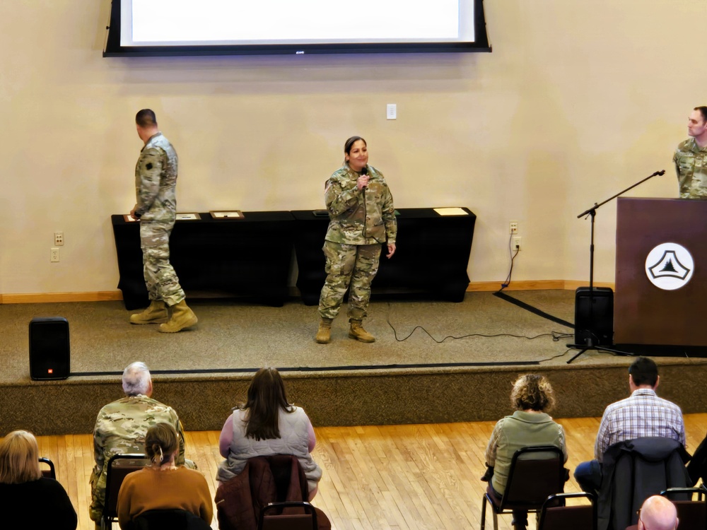 U.S. Army Garrison-Fort McCoy leaders hold first town hall for workforce of 2026