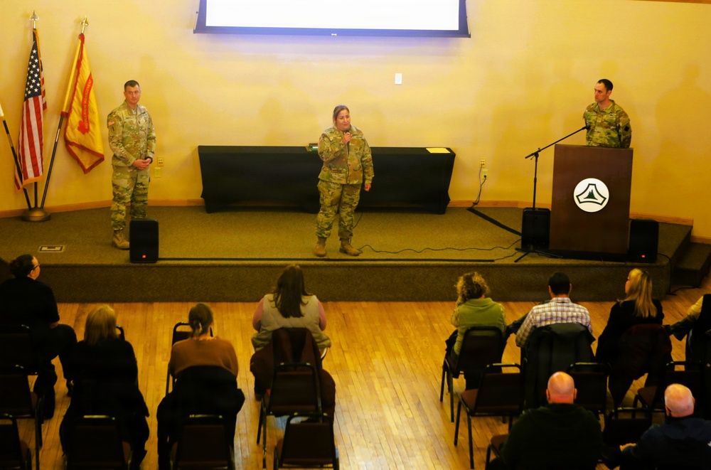 U.S. Army Garrison-Fort McCoy leaders hold first town hall for workforce of 2026