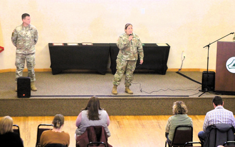 U.S. Army Garrison-Fort McCoy leaders hold first town hall for workforce of 2026