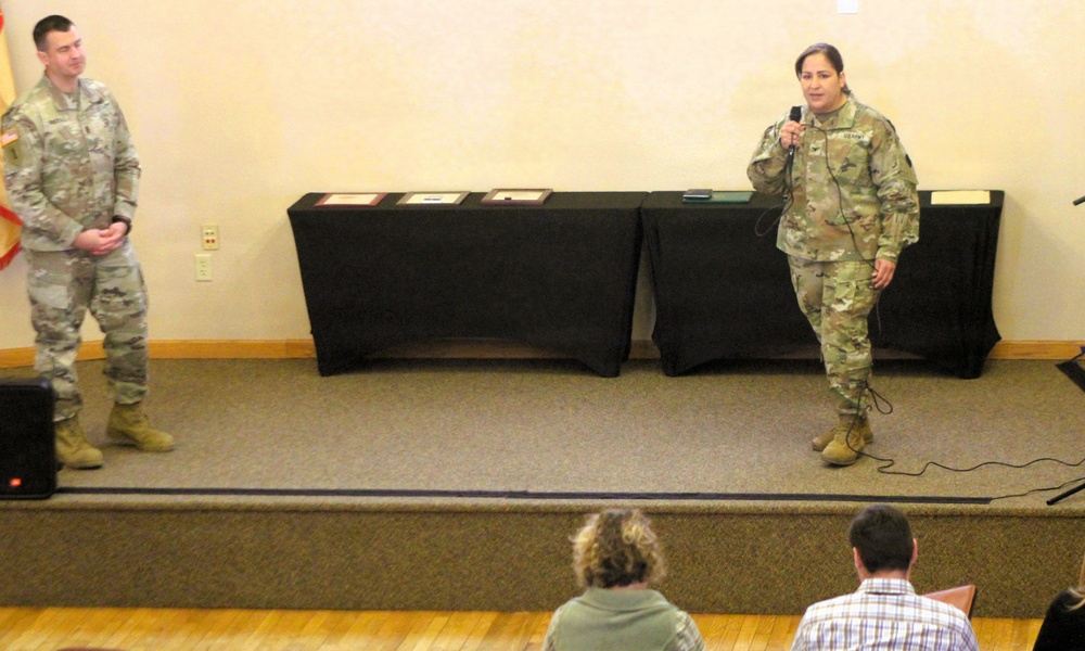 U.S. Army Garrison-Fort McCoy leaders hold first town hall for workforce of 2026