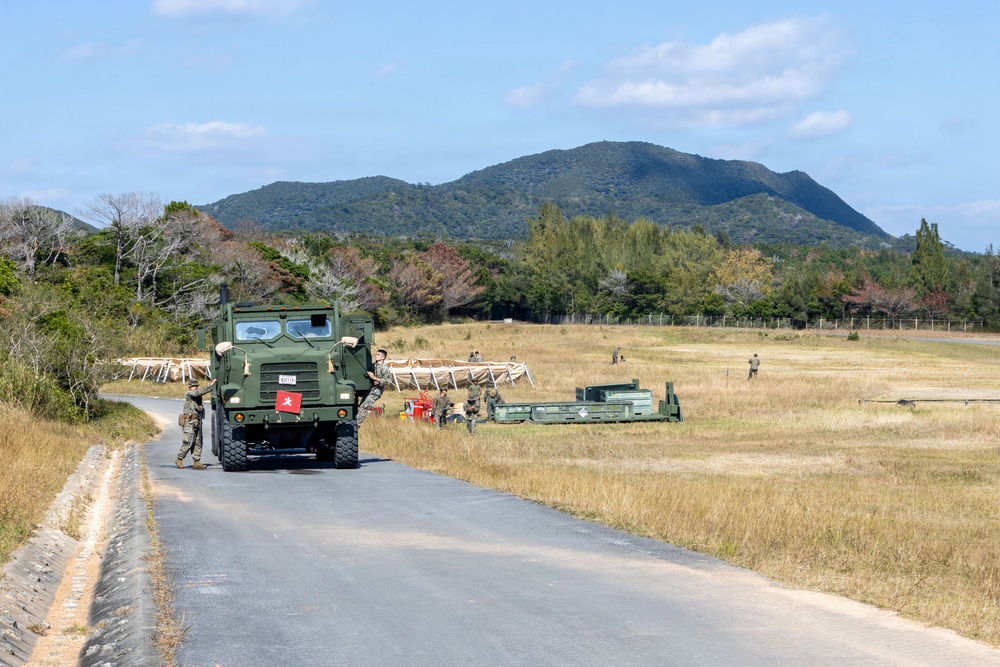 MWSS-172 Marines establish FARP during Nansei Sword 26