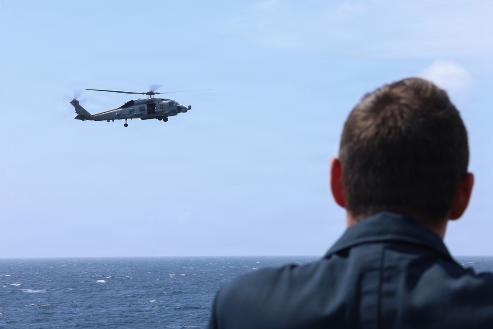 USS Thomas Hudner (DDG 116) Flight Operations