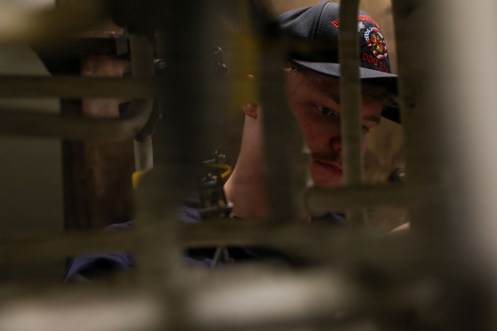 USS Thomas Hudner Maintenance