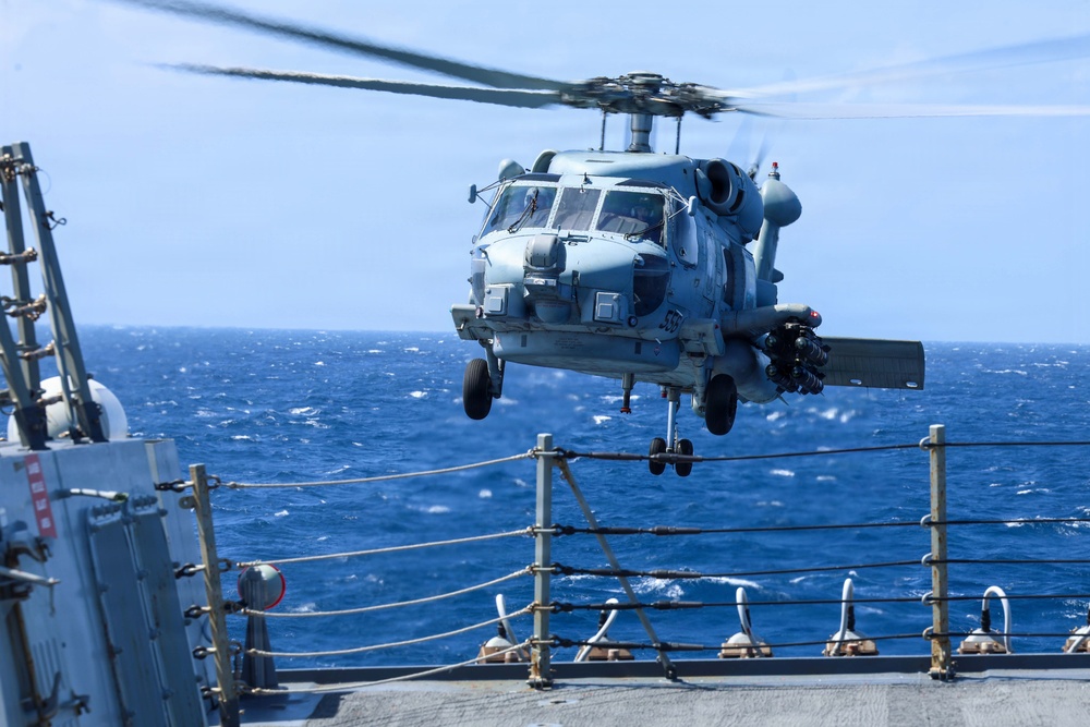 USS Thomas Hudner (DDG 116) Flight Operations