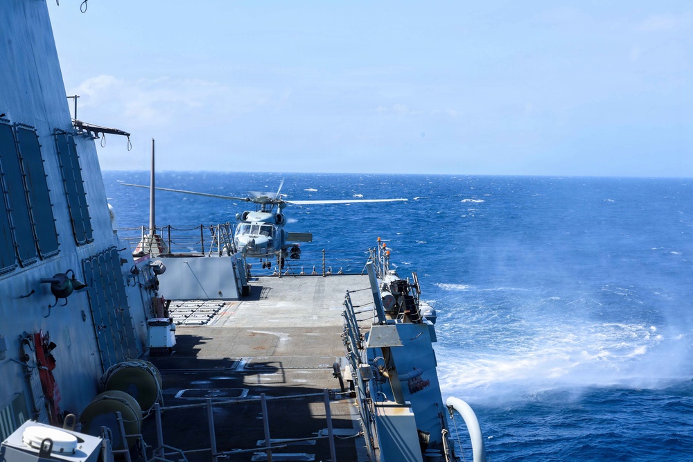 USS Thomas Hudner (DDG 116) Flight Operations