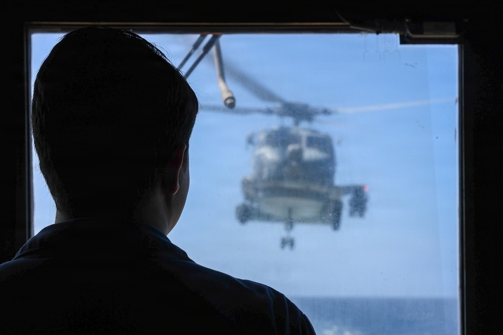 USS Thomas Hudner (DDG 116) Flight Operations