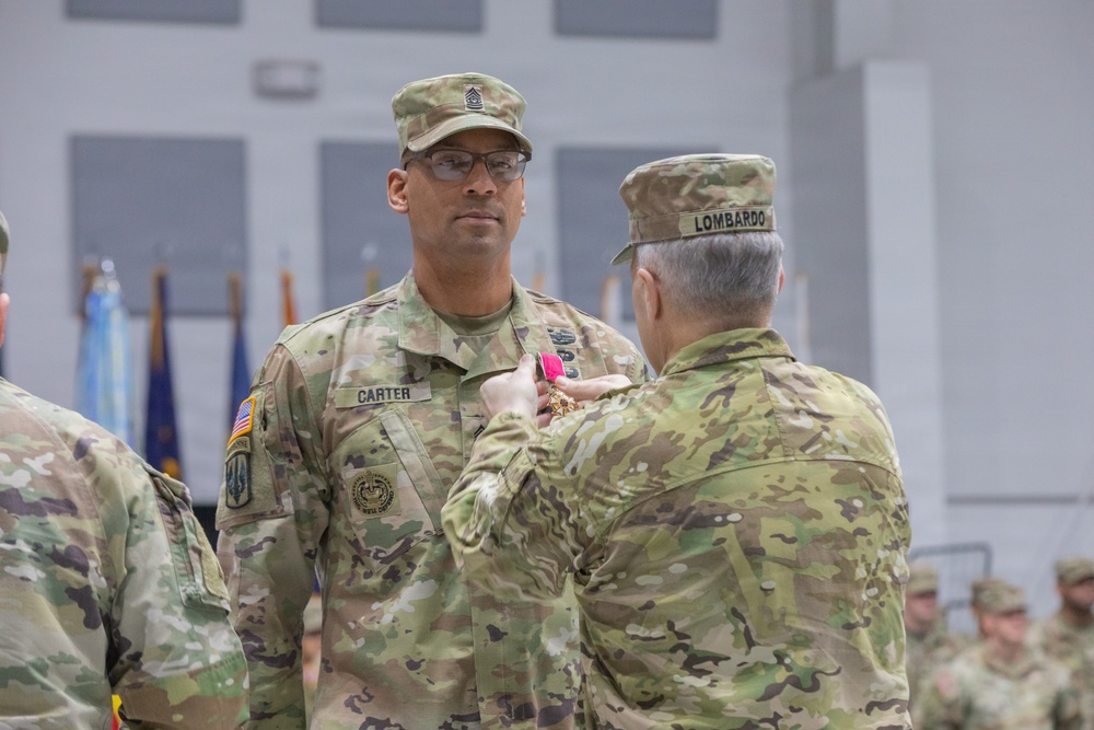 210 Field Artillery Brigade Change of Responsibility