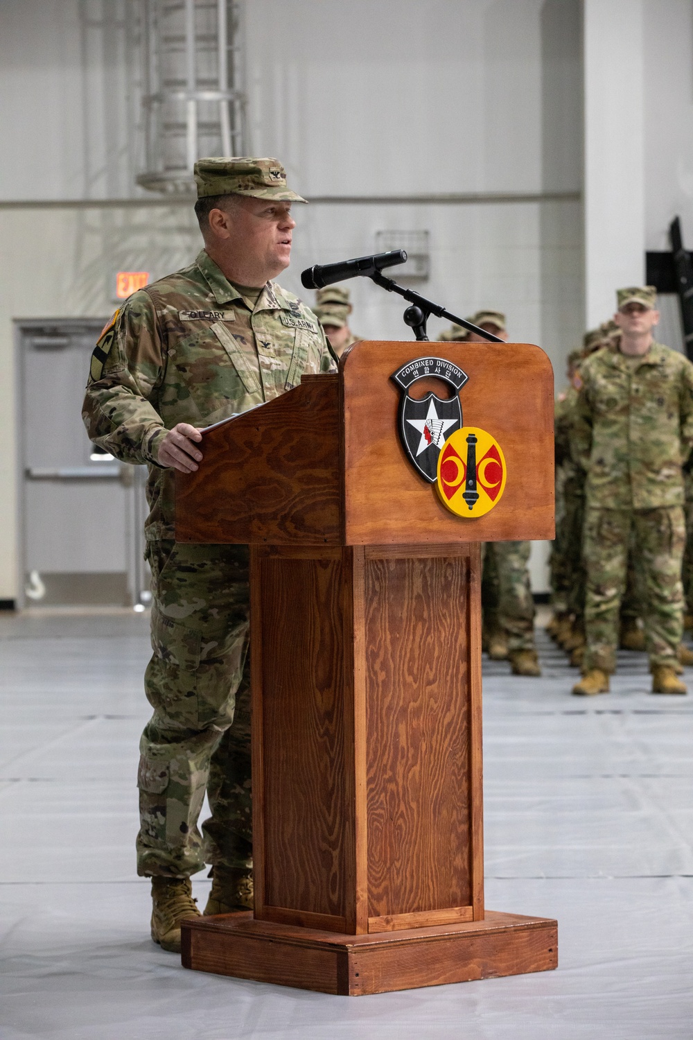 210 Field Artillery Brigade Change of Responsibility
