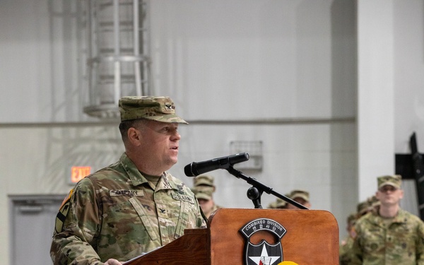 210 Field Artillery Brigade Change of Responsibility