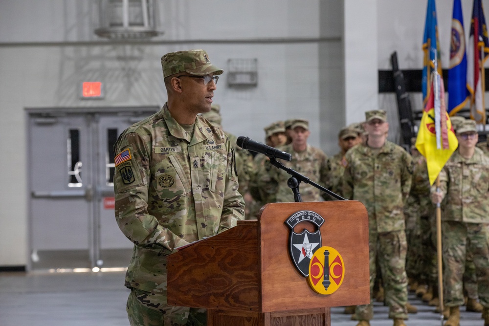 210 Field Artillery Brigade Change of Responsibility