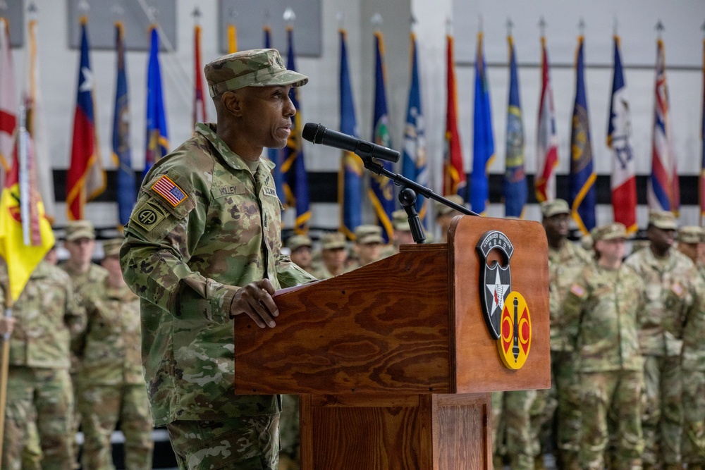 210 Field Artillery Brigade Change of Responsibility