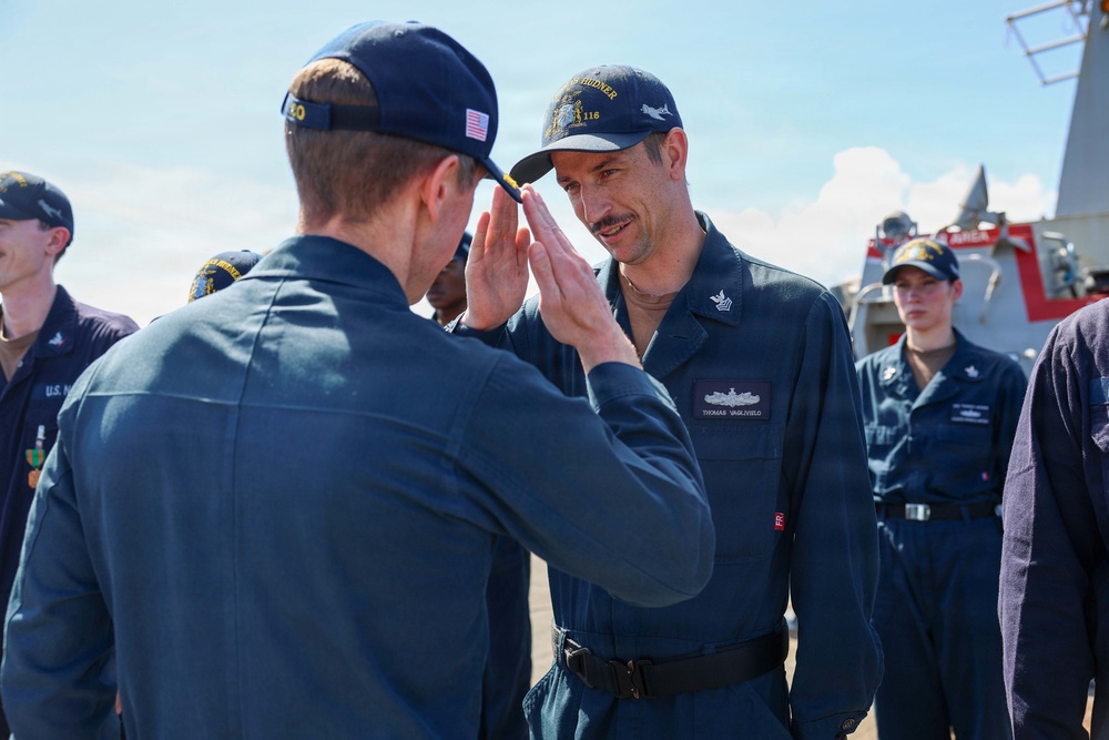 USS Thomas Hudner (DDG 116) All Hands Call