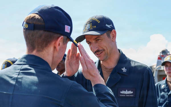 USS Thomas Hudner (DDG 116) All Hands Call