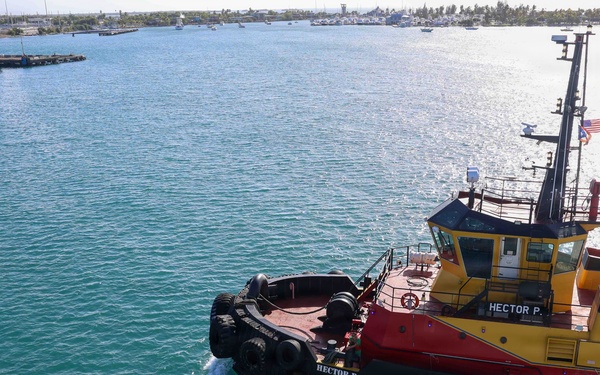 USS Thomas Hudner (DDG 116) Arrives in Ponce, Puerto Rico