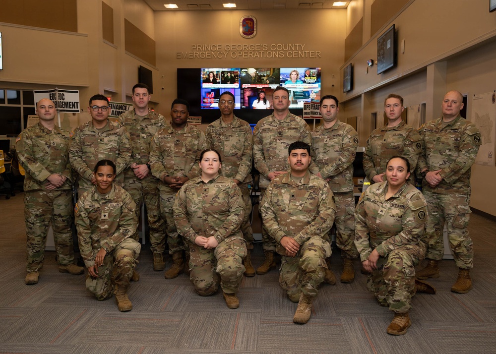 Maryland Army National Guard supports Operation Blur in Prince George's County